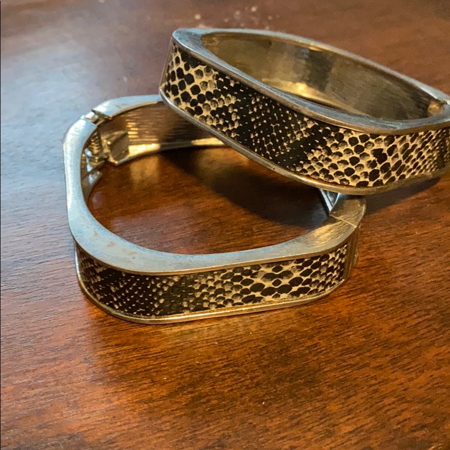 Snakeprint Bangles